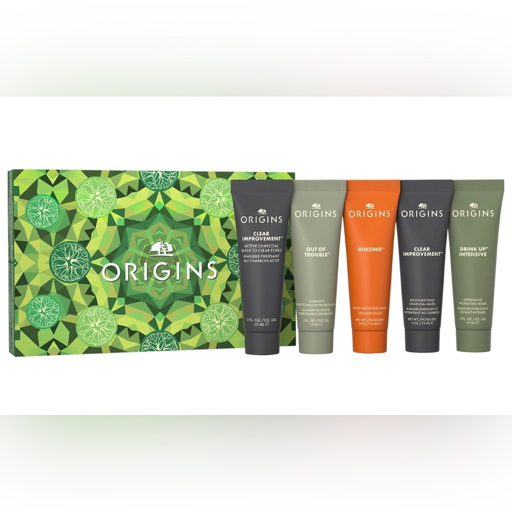 Origins Multi-Maskers Five Mini Masking Essentials- NEW in Box